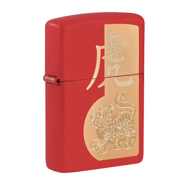 Zippo 2022 Zippo Year Of The Tiger Chinese Zodiac, Red Matte ZIP-49701 - main